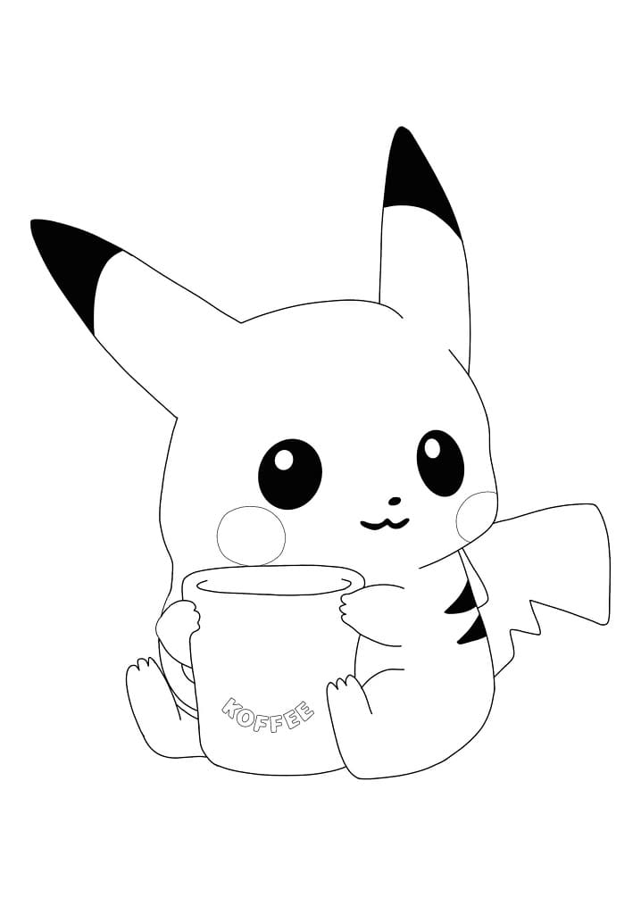 Pikachu Printable Coloring Pages