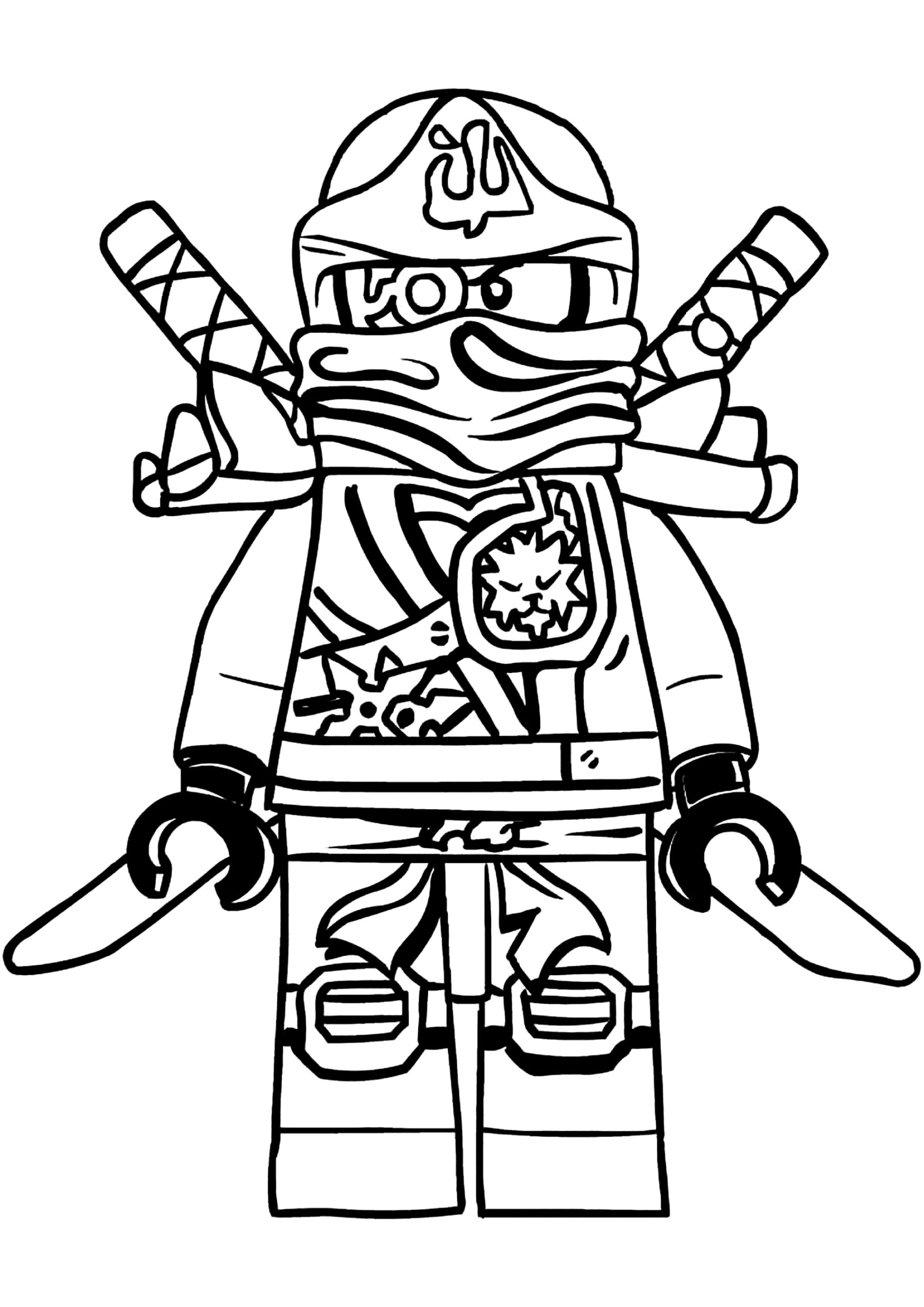 Ninjago Jay Coloring Pages Infoupdate