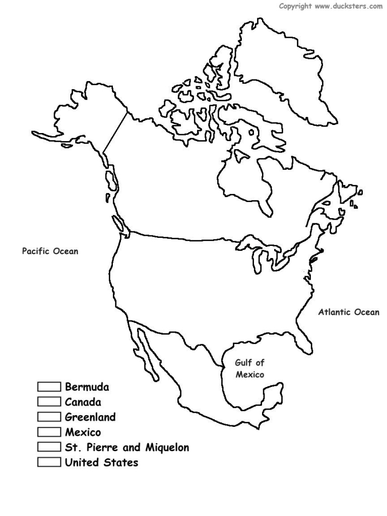 North America Map Outline Pdf Maps Of Usa For A Blank Printable 7 