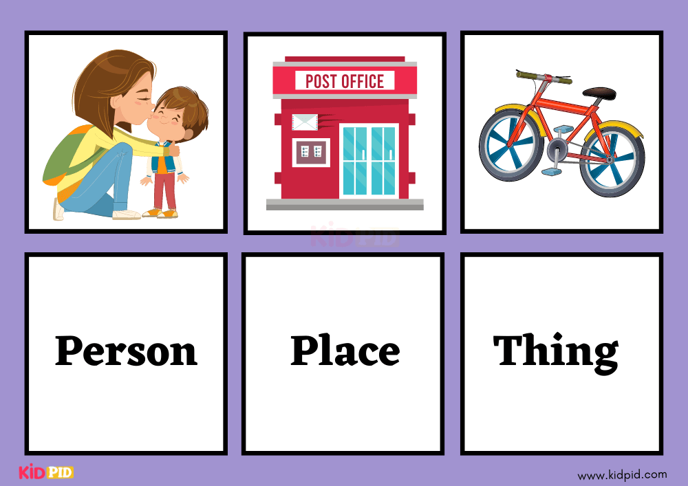 Noun Flash Cards Printable