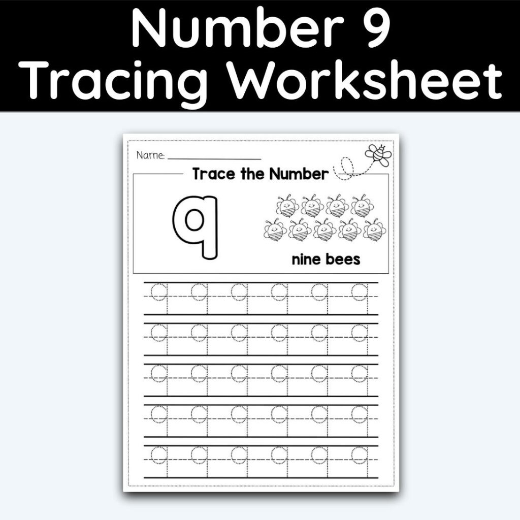 number tracing worksheet