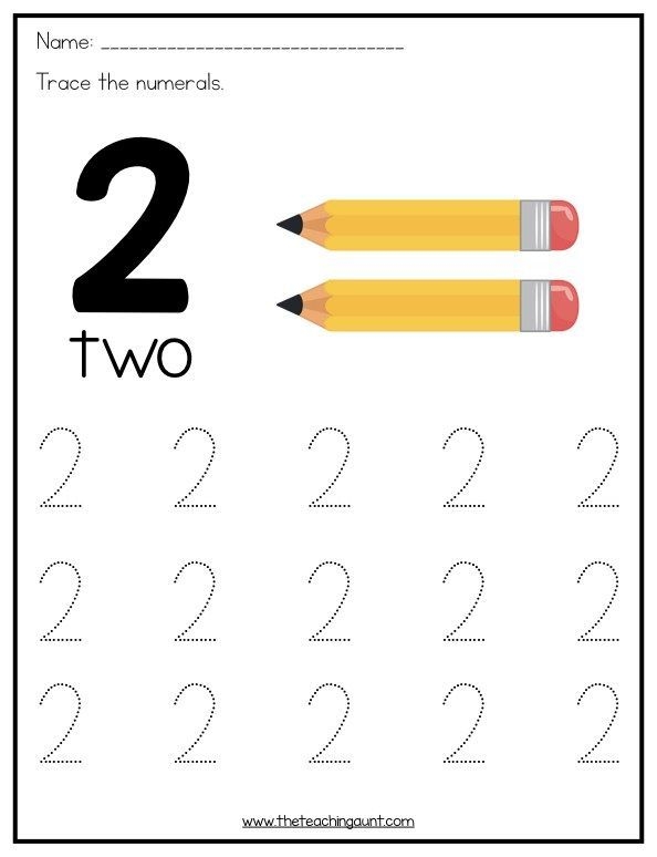 number worksheets for preschoolers