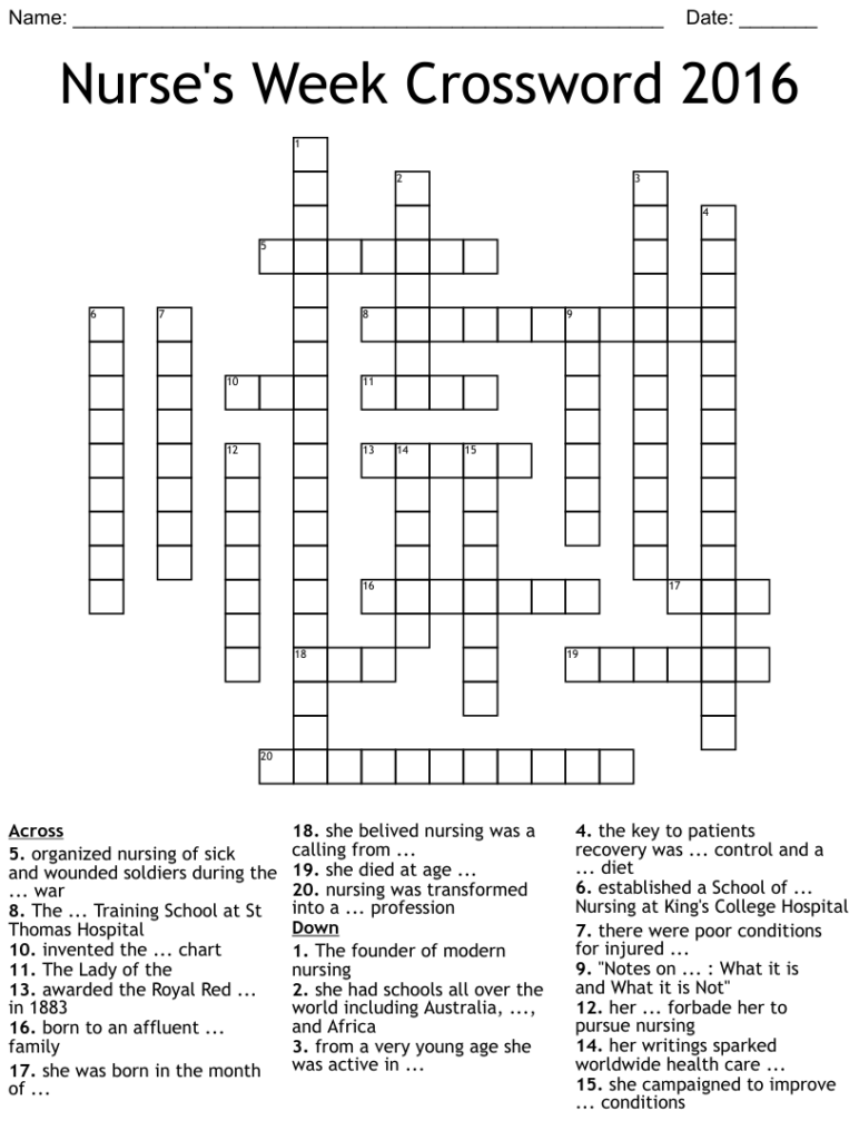 printable free crossword puzzles