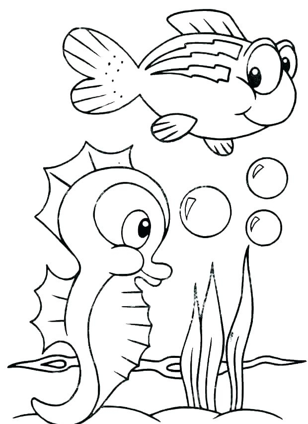 Ocean Animals Coloring Pages