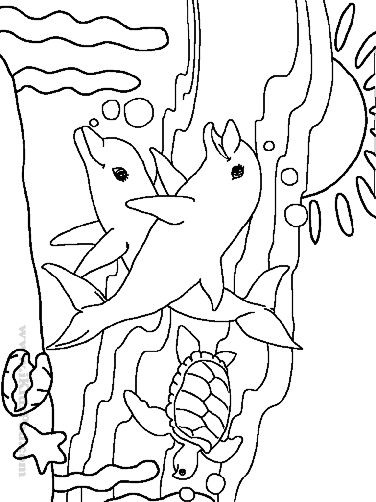 Ocean Coloring Pages For Preschool Coloring Home