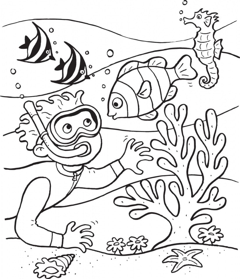 Ocean To Print Coloring Page Free Printable Coloring Pages For Kids