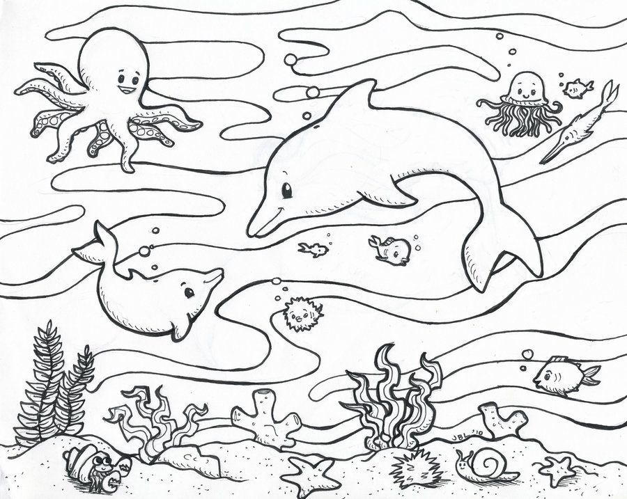 Ocean Waves Coloring Pages Coloring Home