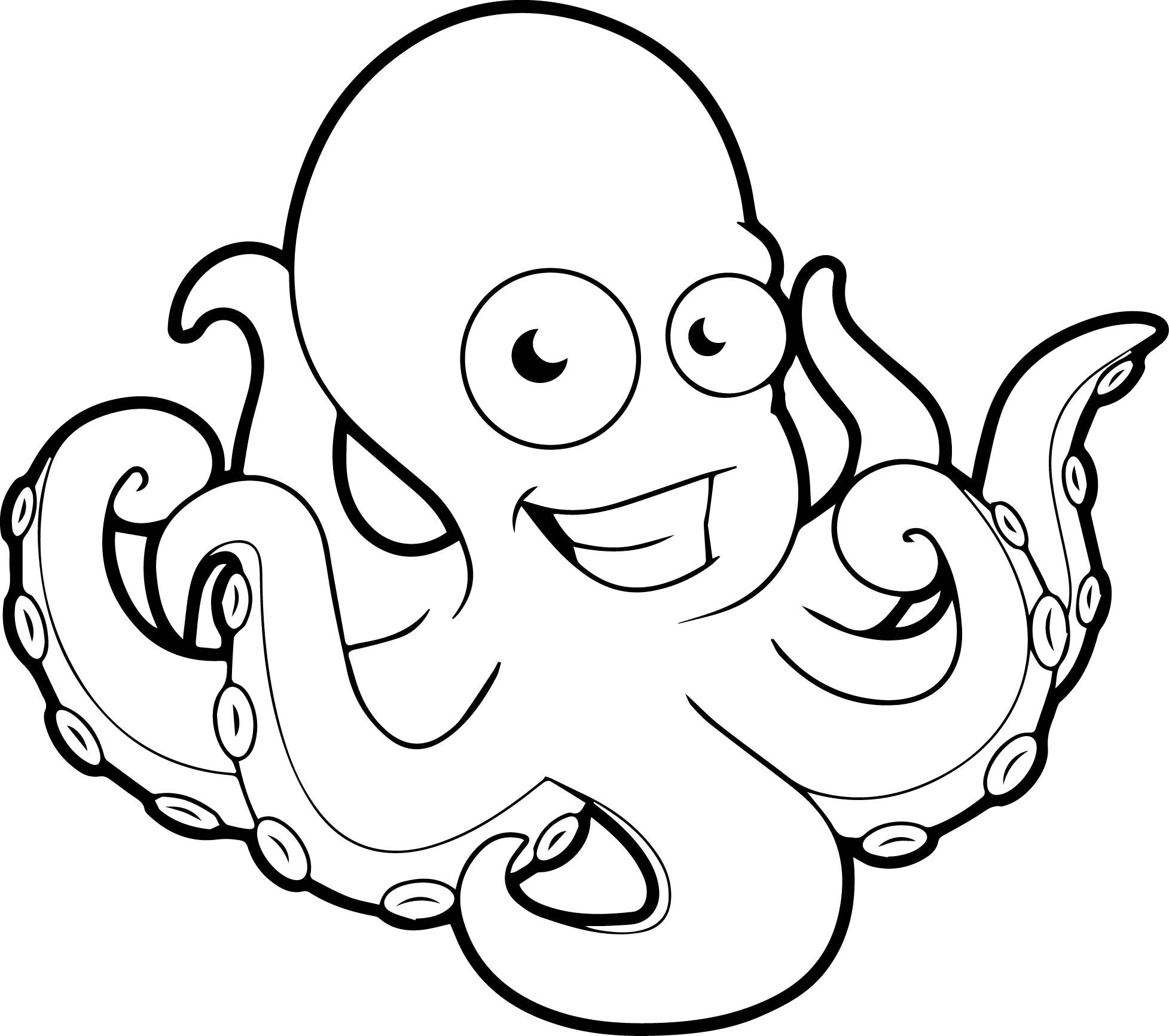 Octopus Coloring Page