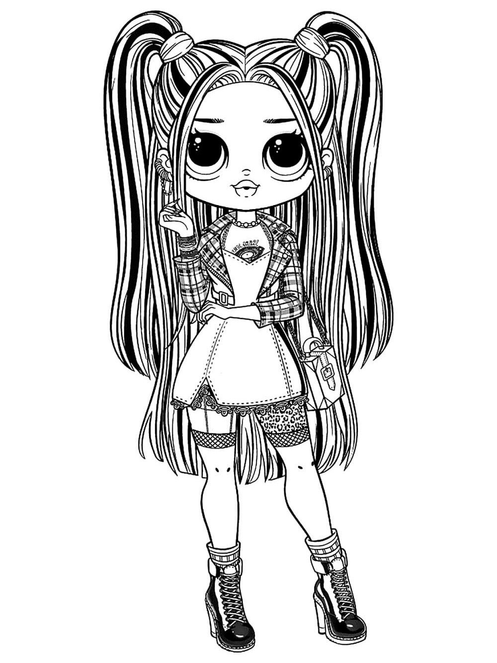 Omg Fashion Lol Omg Doll Coloring Pages Coloring Book 