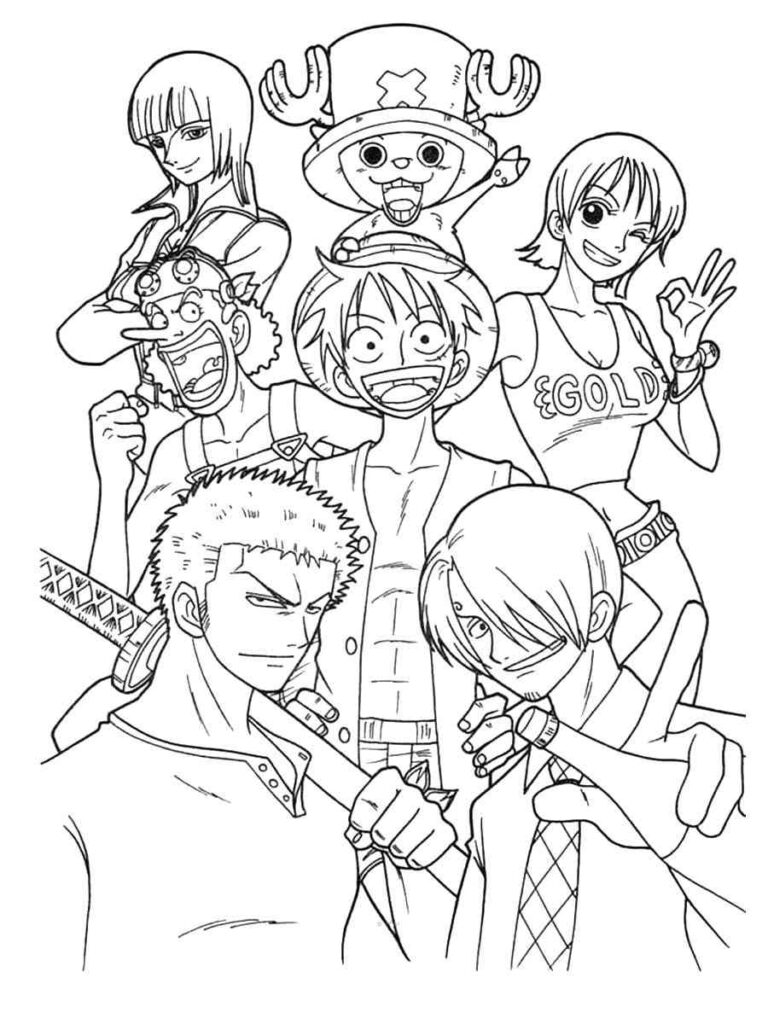 One Piece Coloring Pages