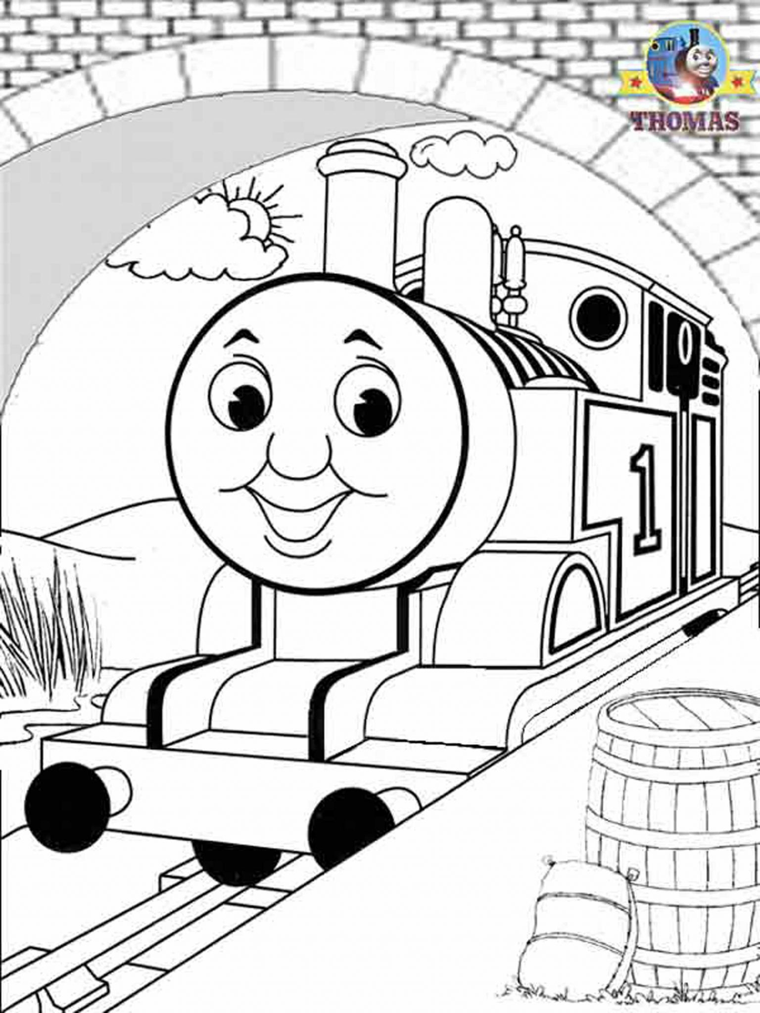 Online coloring pages for boys thomas the train BestAppsForKids