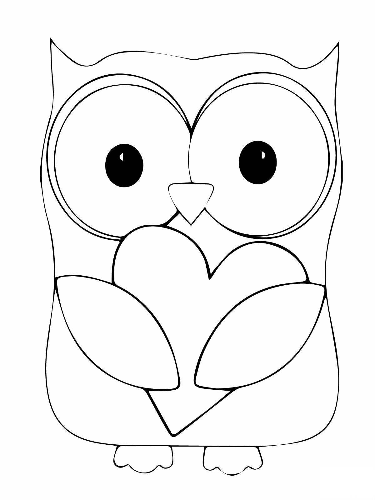Owl Coloring Pages