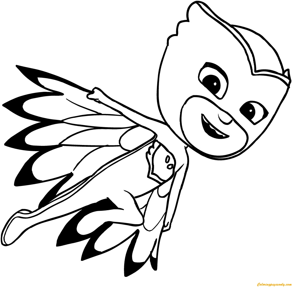 Pj Mask Coloring Pages