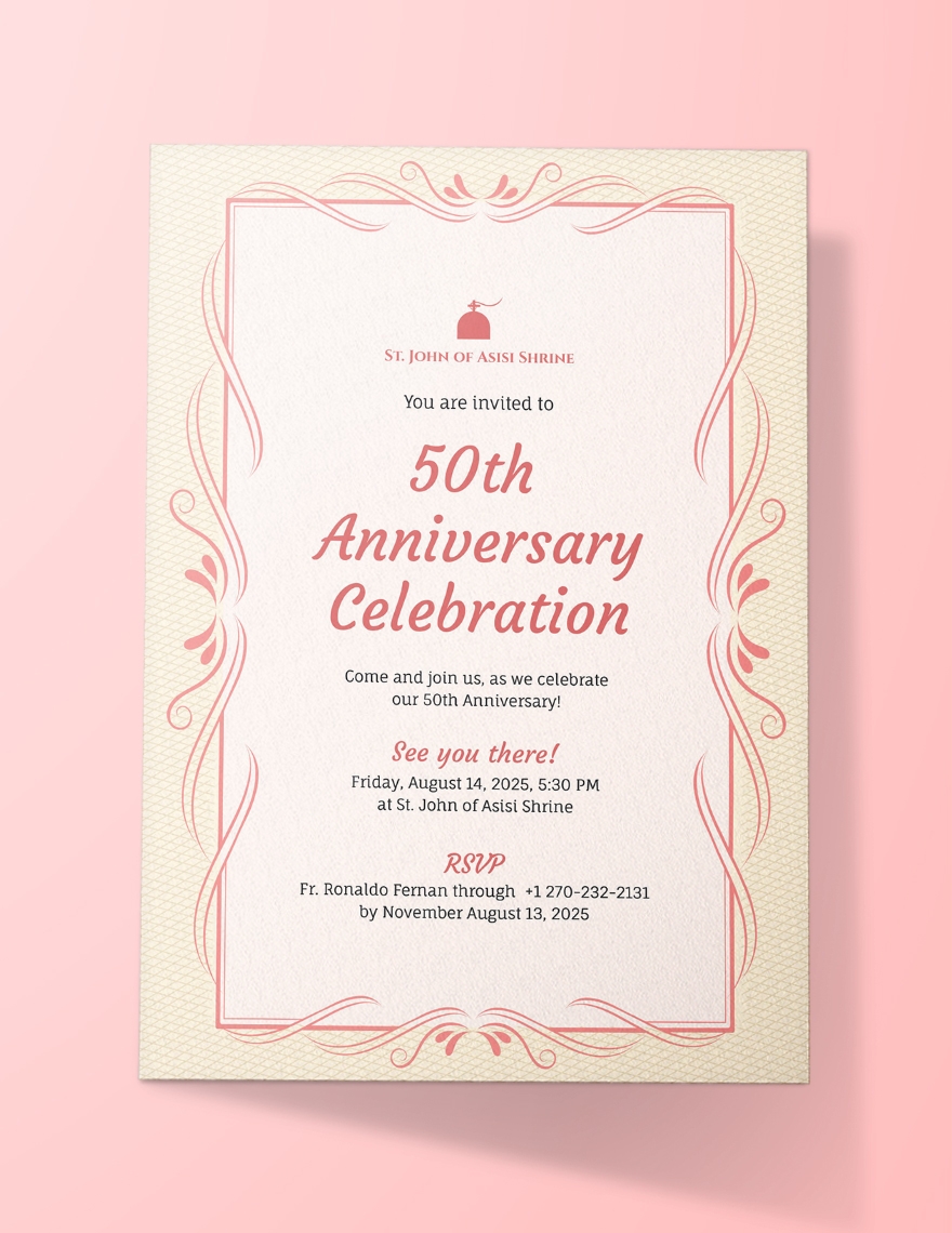 Page 2 FREE Church Invitation Templates Examples Edit Online 
