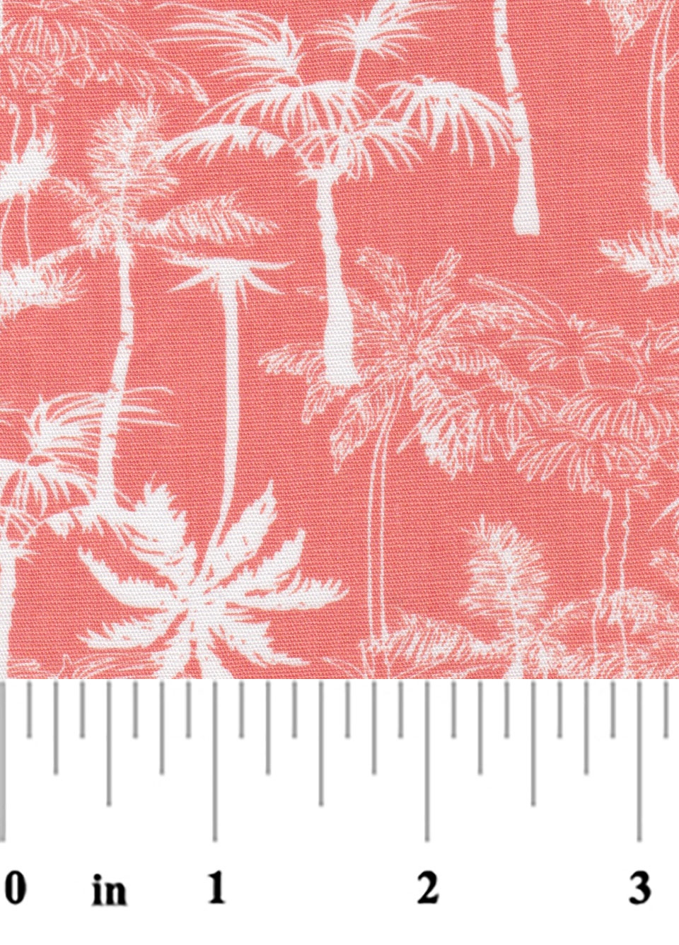 Palm Tree Print Fabric Orange And White Palm Print Fabric