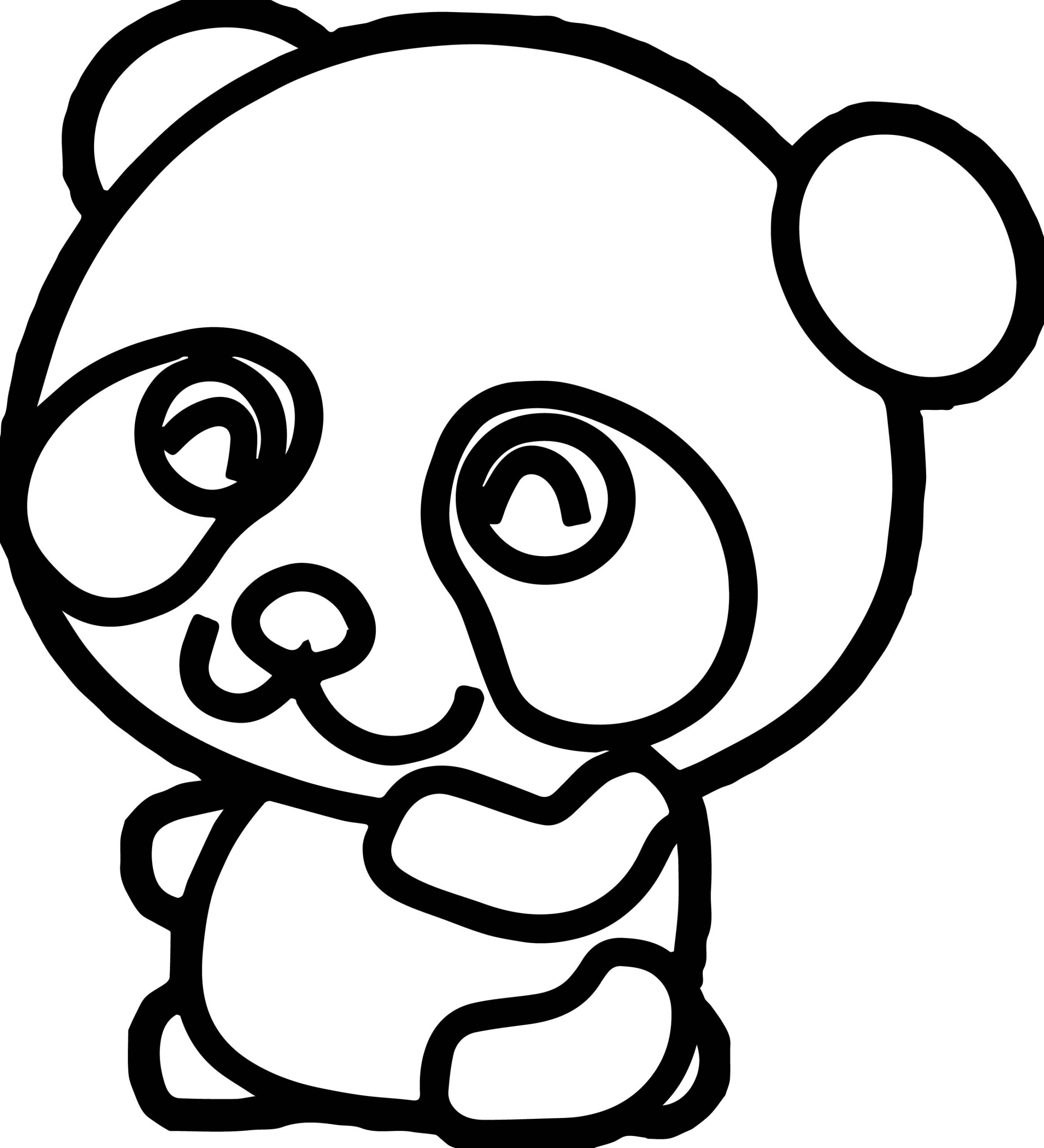 Panda Bear Coloring Pages