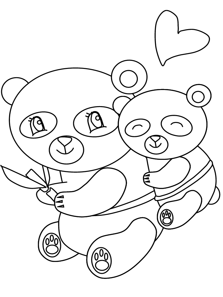 Panda Coloring Pages Coloring Book 