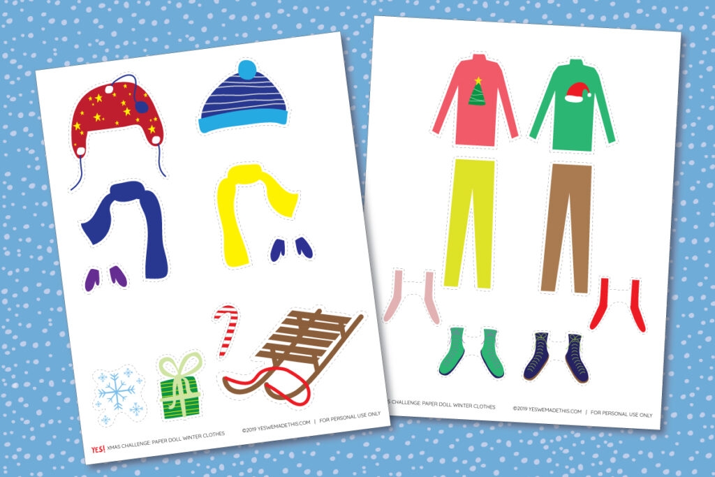 clothes printable template