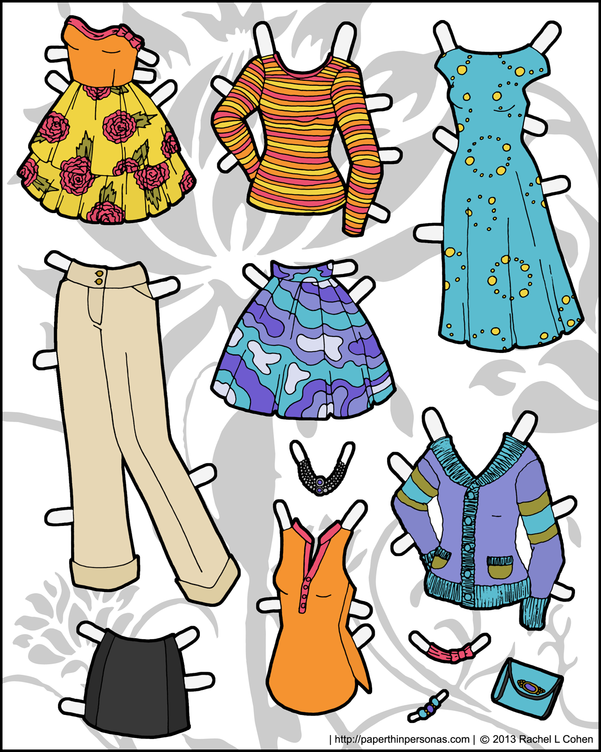 printable clothes cut outs