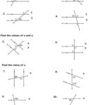 Parallel Lines And Transversals Interactive Worksheet Live