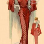 Paris Fashion Print Art Deco 1934 Lady In By DragonflyMeadowsArt