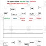 Parts Of Speech Worksheet 1 Worksheets Library