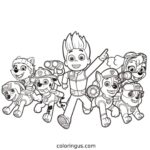 Paw Patrol Coloring Pages Free Printable PDF