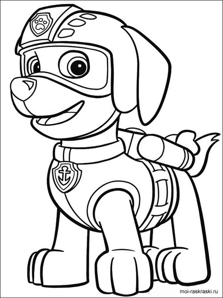 Paw Patrol Coloring Page