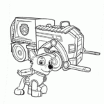Paw Patrol Free Printable Coloring Pages Rocky COLORING PAGES