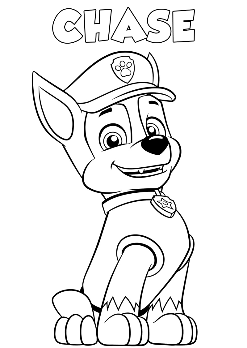 paw patrol coloring pages free printable