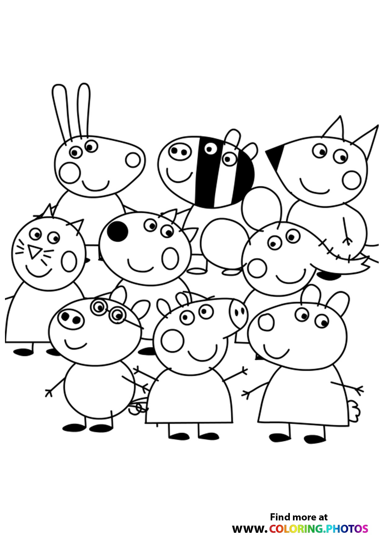 Peppa Pig Coloring Pages