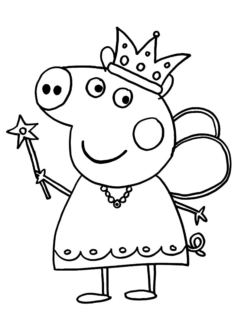 Peppa Coloring Page