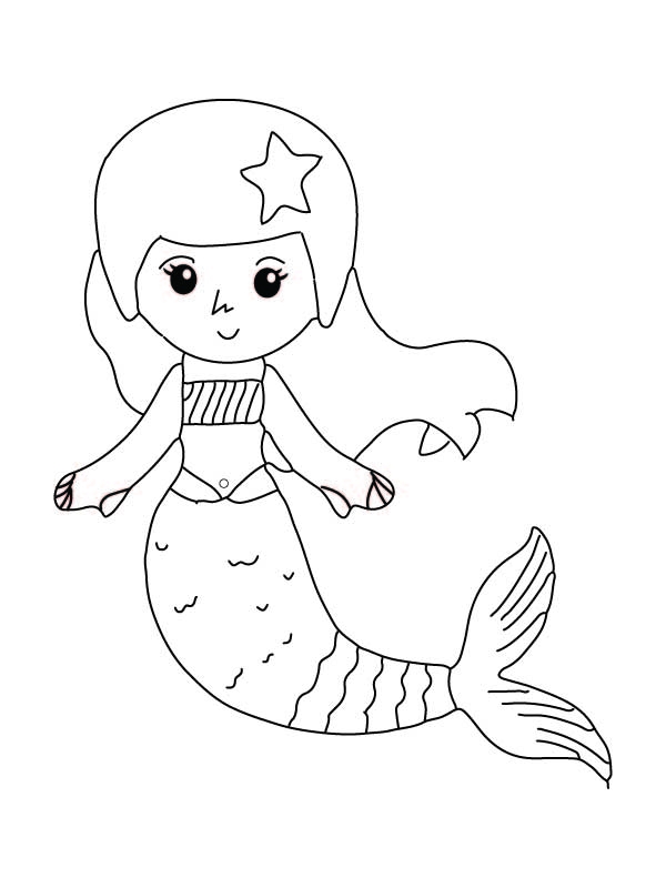 Peppy Mermaid Coloring Page Free Printable Coloring Pages For Kids