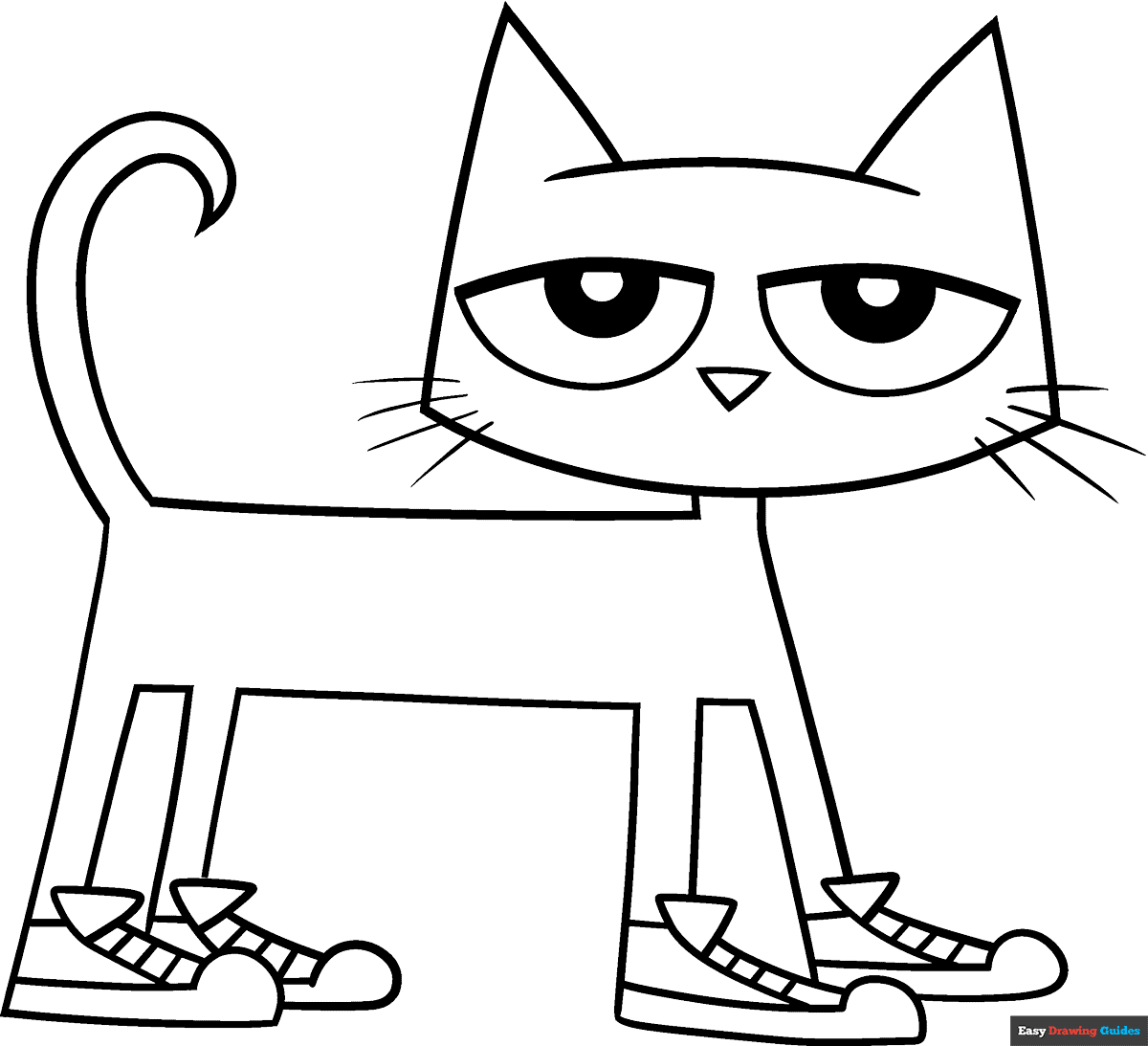 Pete The Cat Coloring Page Free Printable Pdf Infoupdate