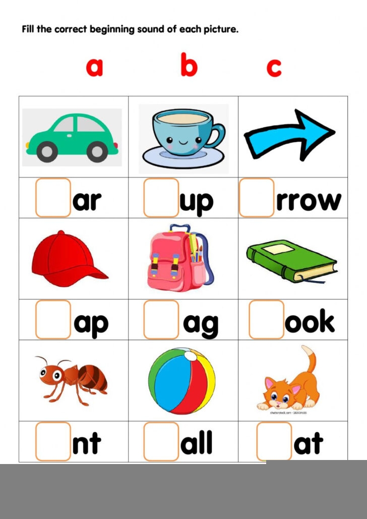Phonics ABC Worksheet ABC Tracing Worksheets