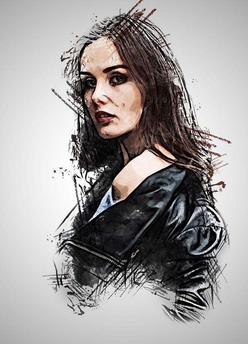 Photo Effects Professional Photo Photoshop Actions Watercolor 