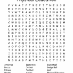 Physical Education Worksheets TheWorksheets CoM TheWorksheets