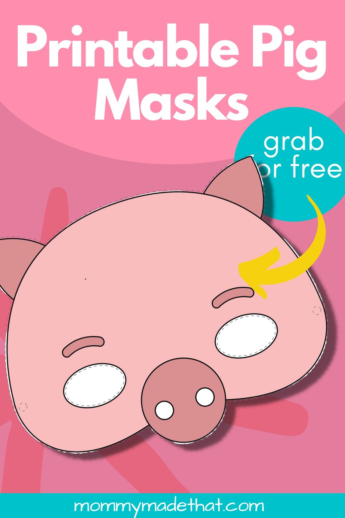 Pig Mask Template Free Printables 