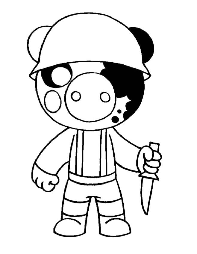 Piggy Roblox Coloring Page Free Printable Coloring Pages For Kids