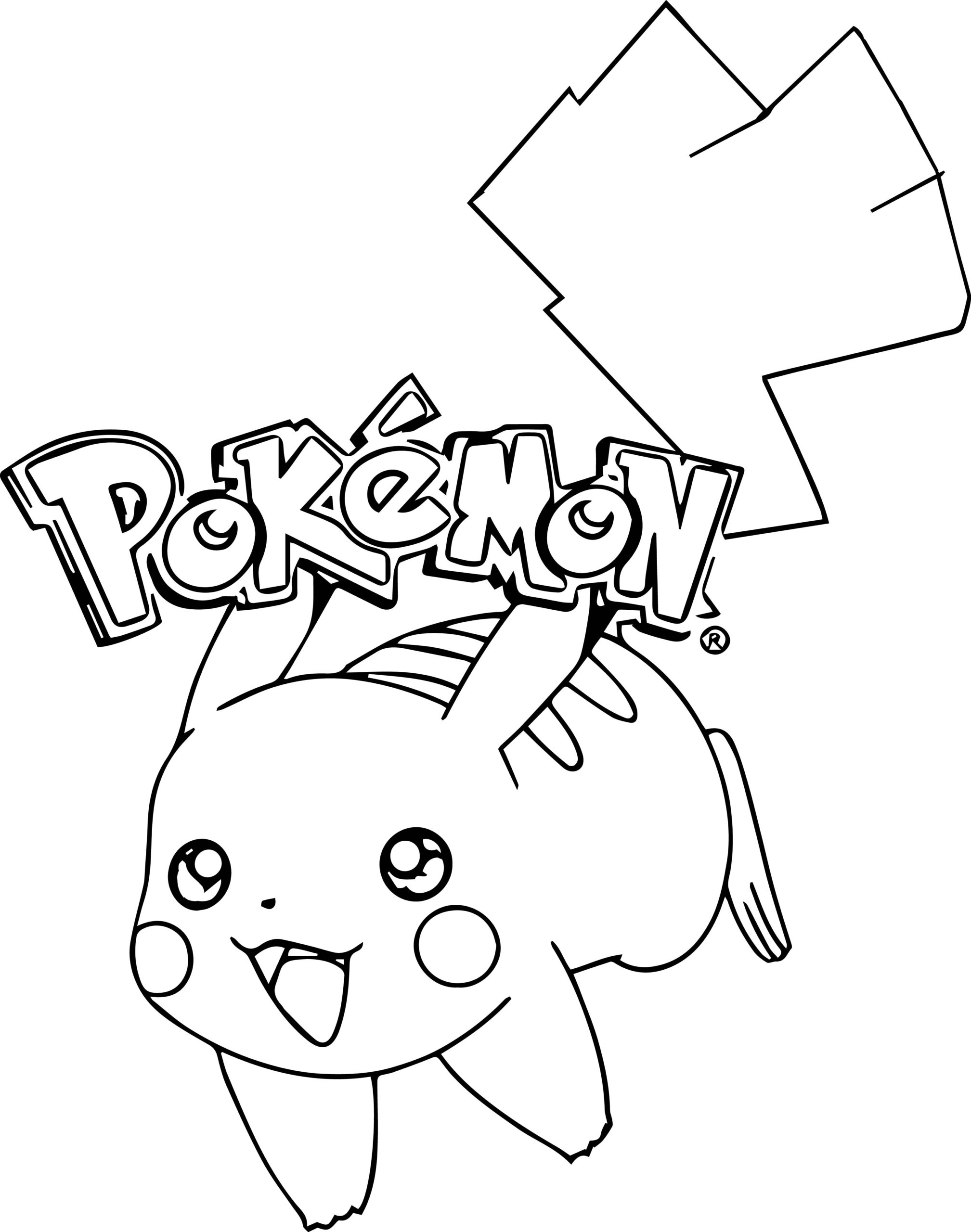 Pikachu Coloring Pages To Print At GetDrawings Free Download