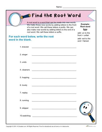 k12 worksheets