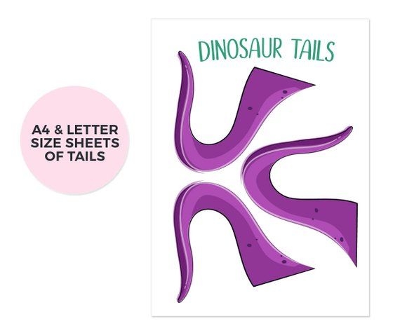 Pin The Tail On The Dinosaur Game PRINTABLE Dinosaur Games Dinosaur 