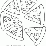 Pizza Coloring Pages Coloring Home