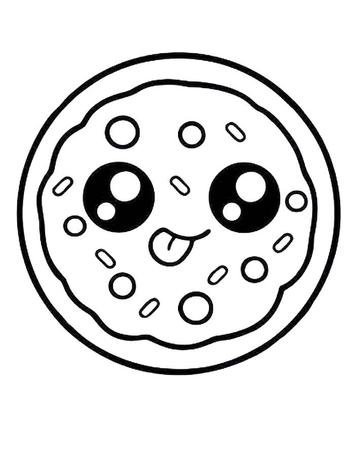 Pizza Coloring Pages Free Printable PDF 