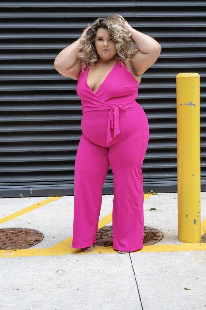 Plus Size Pink Jumpsuit Natalie In The City