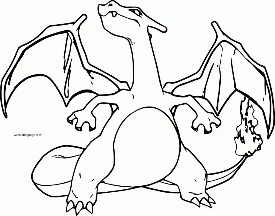 Pokemon Coloring Pages Mega Charizard Coloring Home