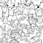 Pokemon Coloring Sheets 78 Digital PDF Coloring Pages Etsy Canada