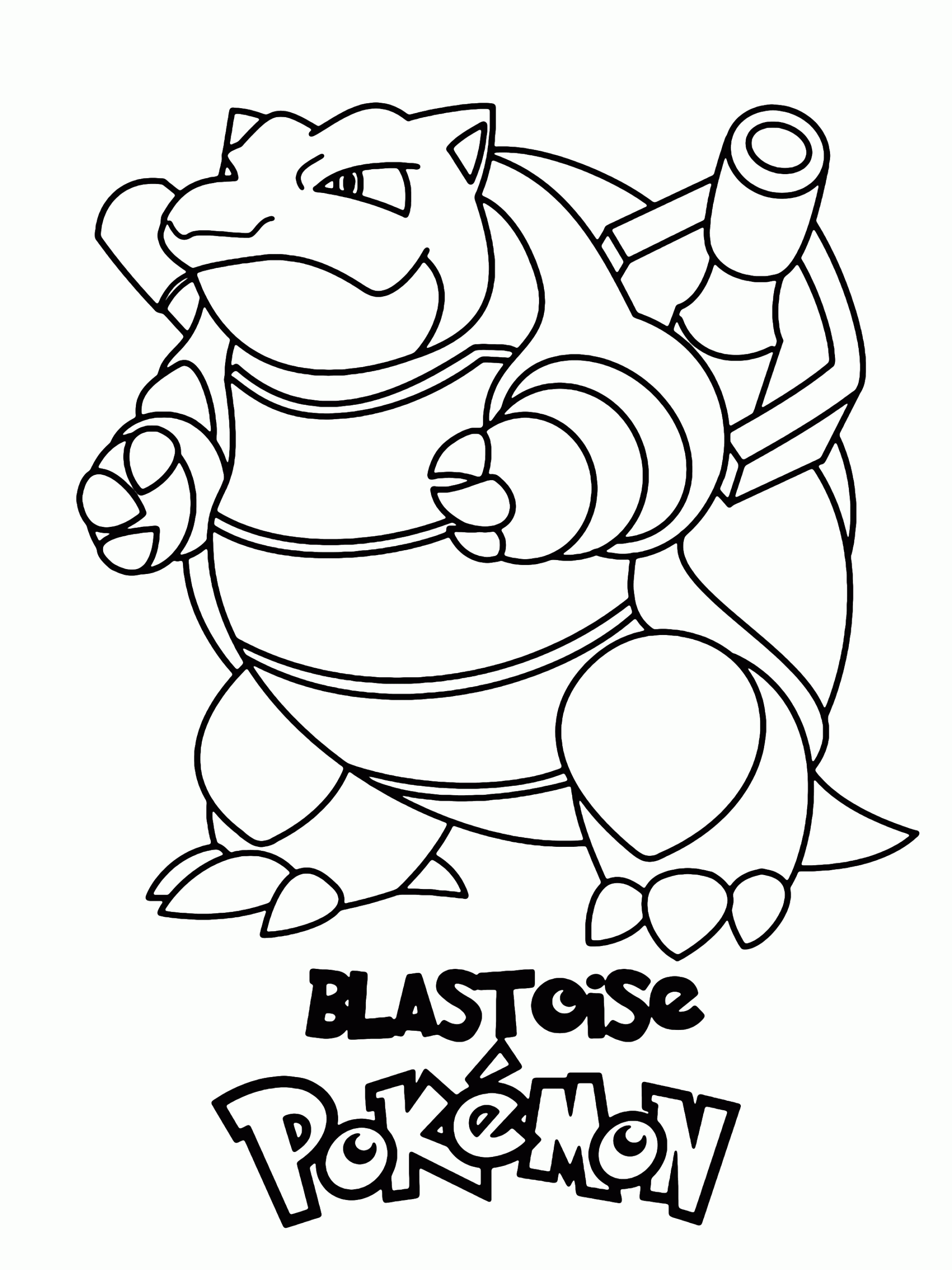 Pokemon Free Printable Coloring Pages