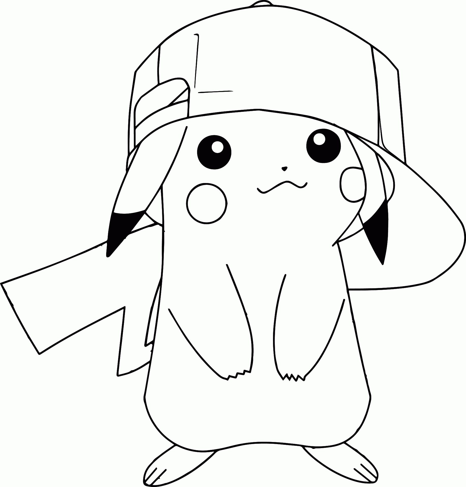 Pokemon Pikachu Coloring Sheets High Quality Coloring Pages 