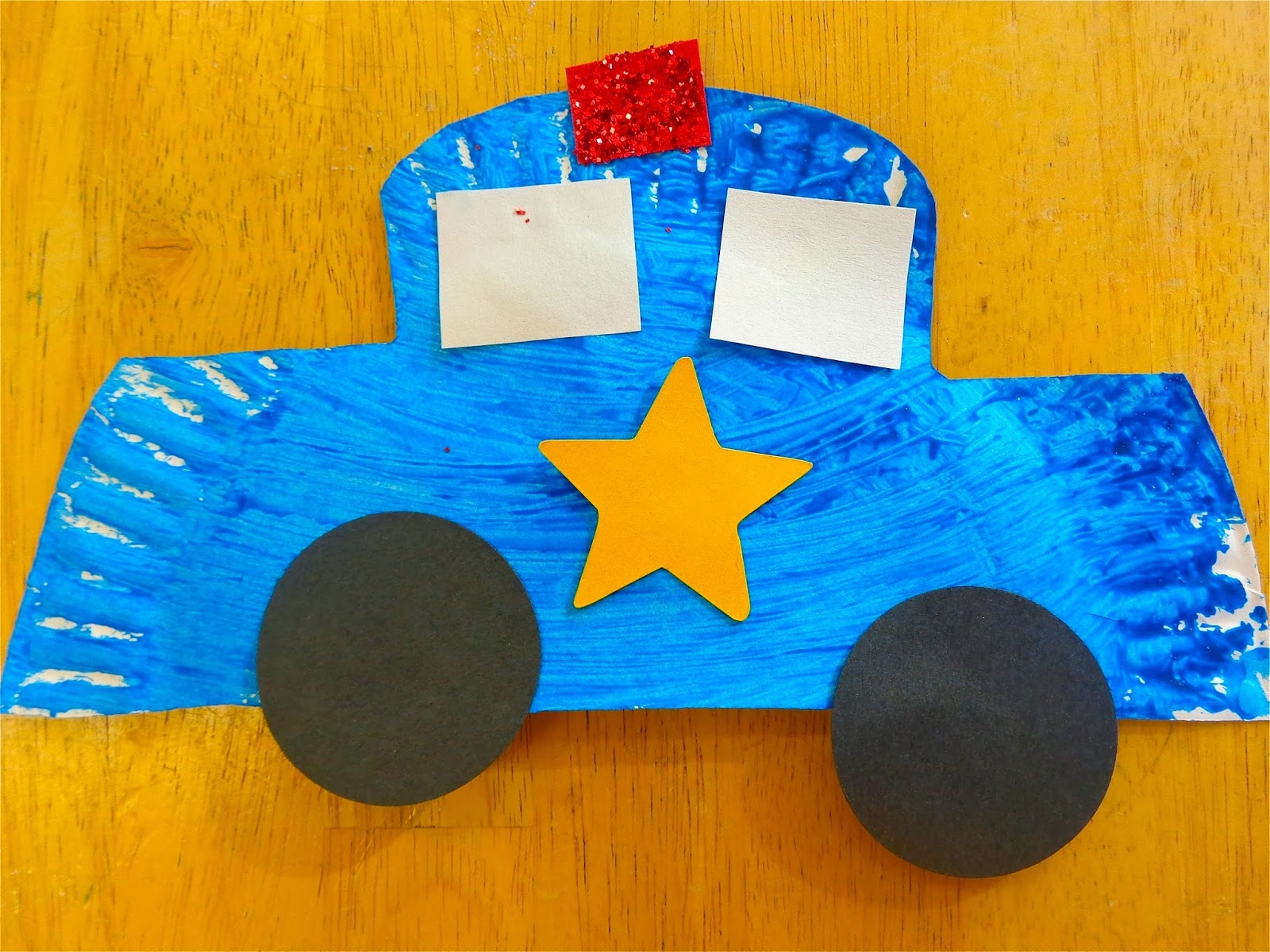 Police Car Printable Craft